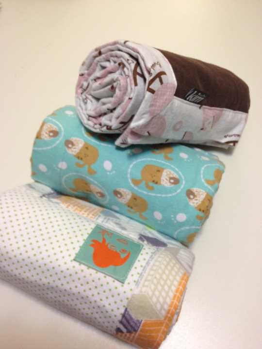 Kim Martucci set of 3 Baby Blankets